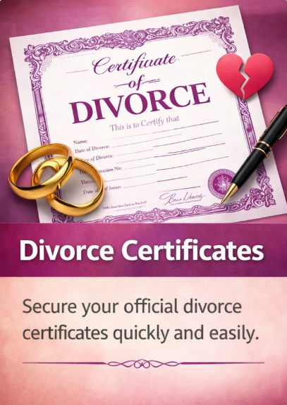 Divorce Certificate